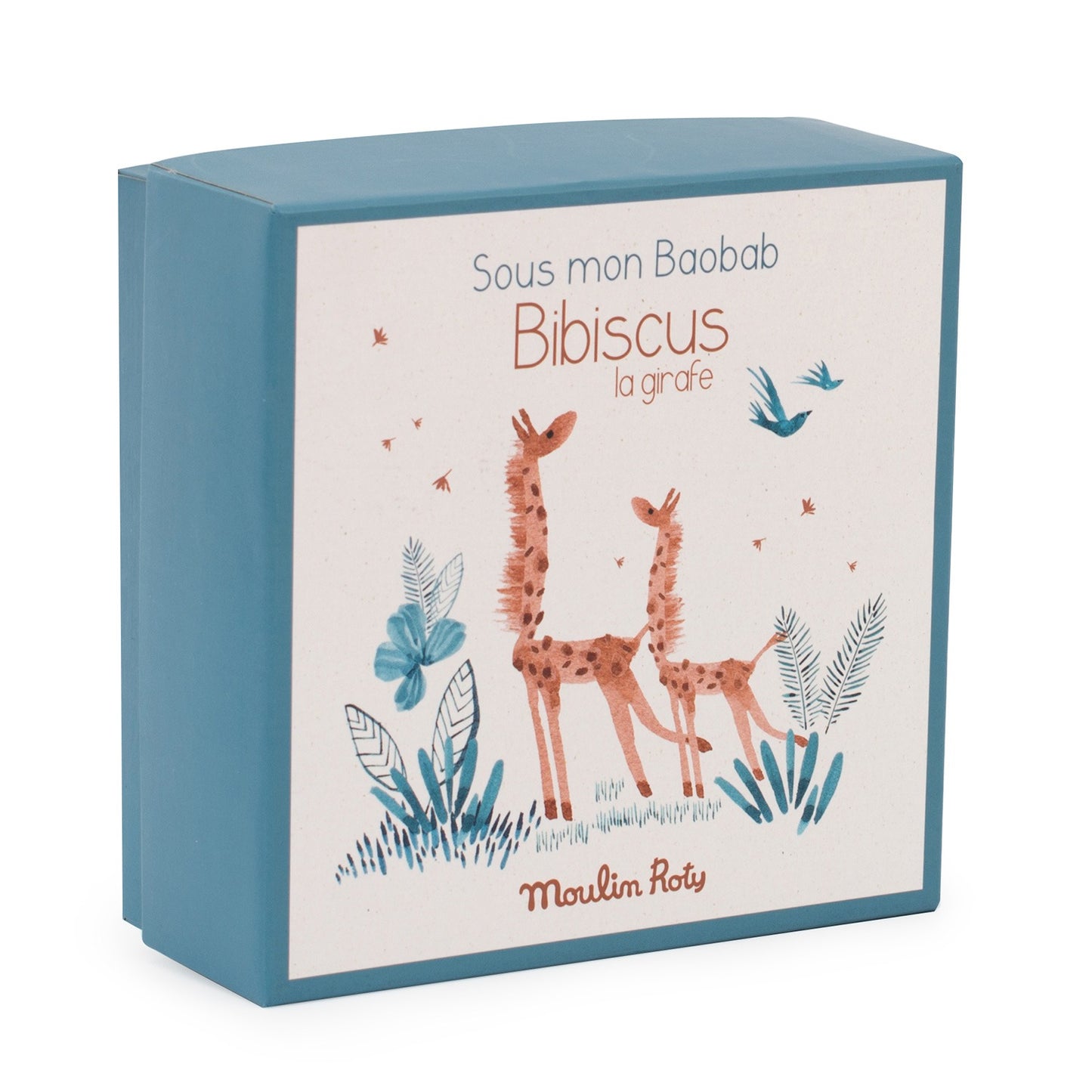 Doudou porta-chupón jirafa