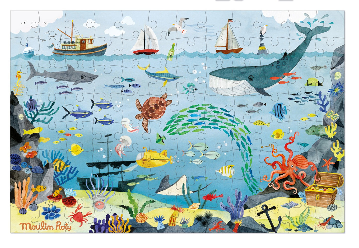 Puzzle explorador del Océano