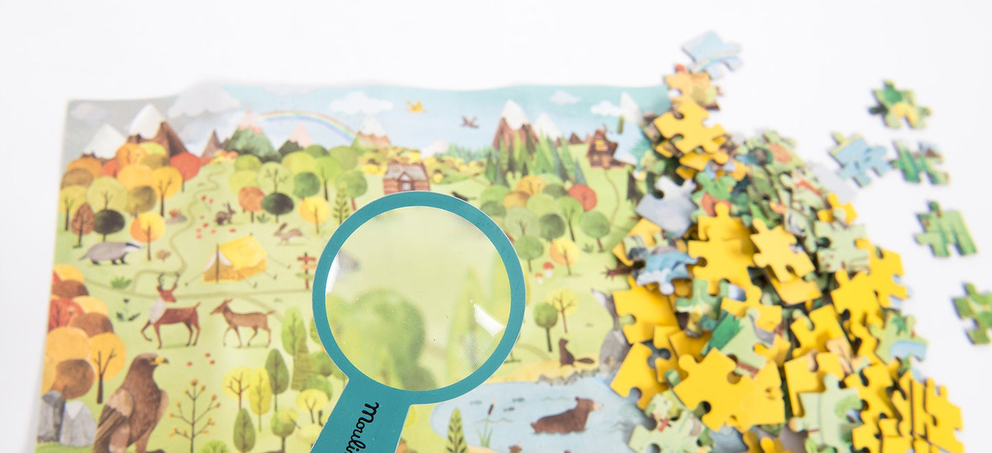 Puzzle explorador del Bosque