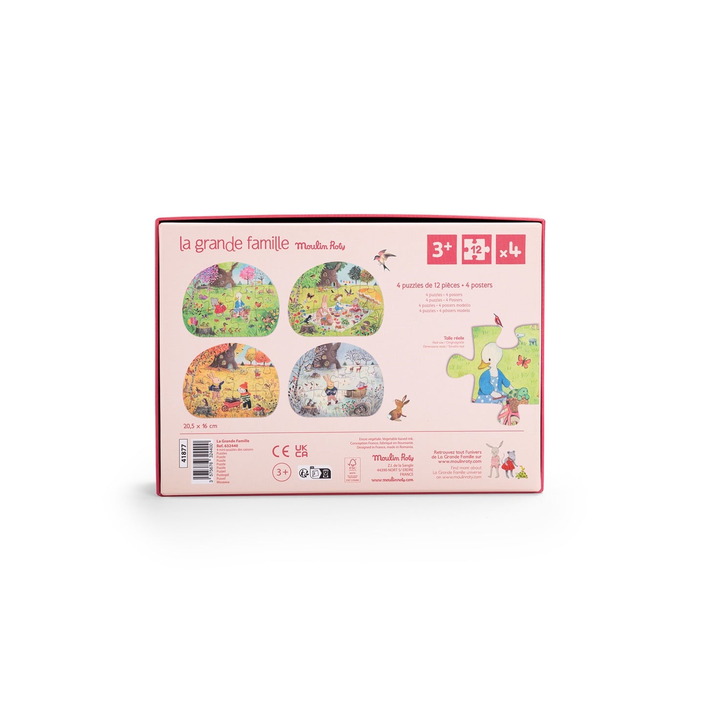 4 mini puzzles Las Estaciones