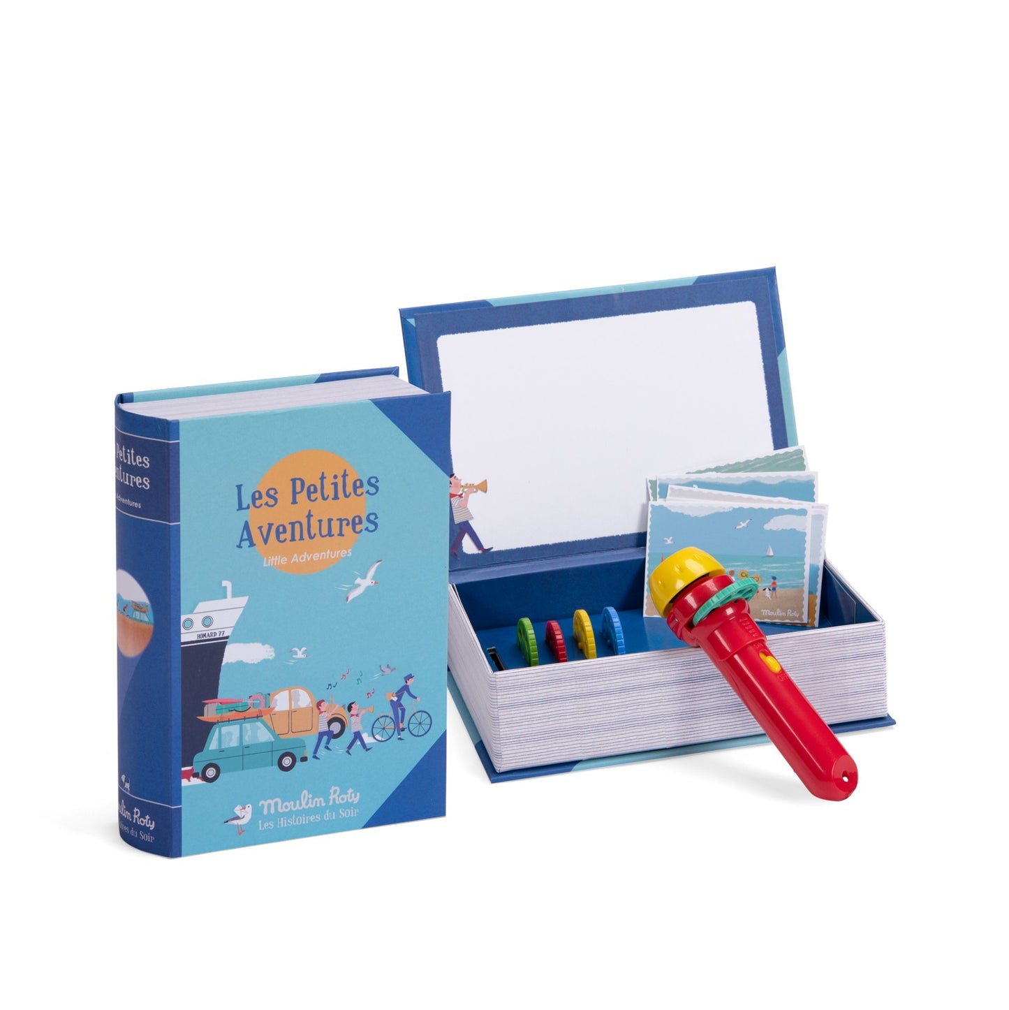 Libro linterna proyector de historias - Las pequeñas aventuras