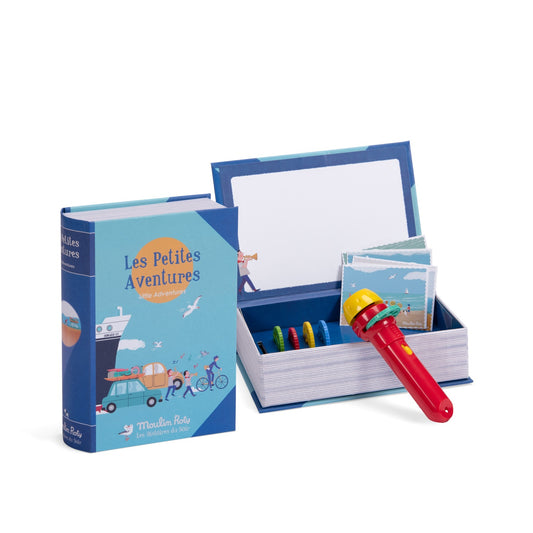 Libro linterna proyector de historias - Las pequeñas aventuras