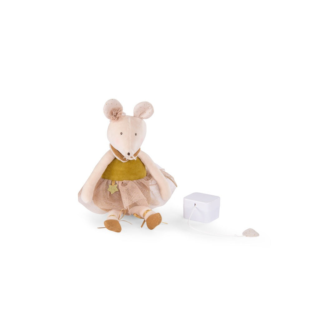 Muñeco musical ratoncita rosa
