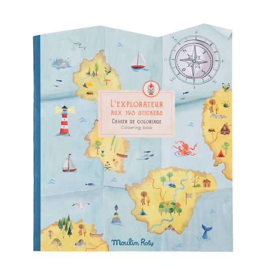 Cuaderno de stickers - El Explorador