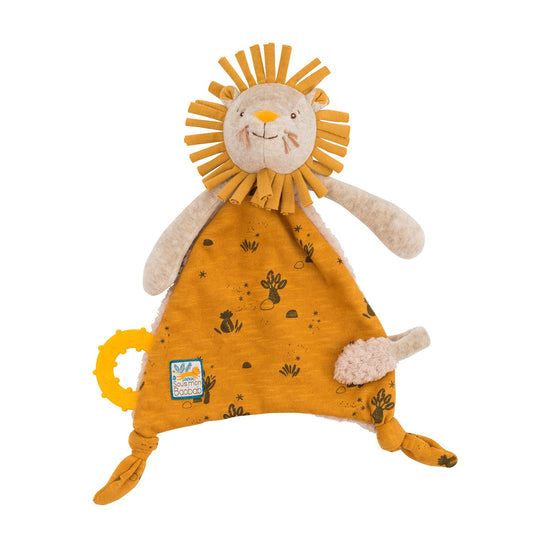 Doudou porta-chupón león