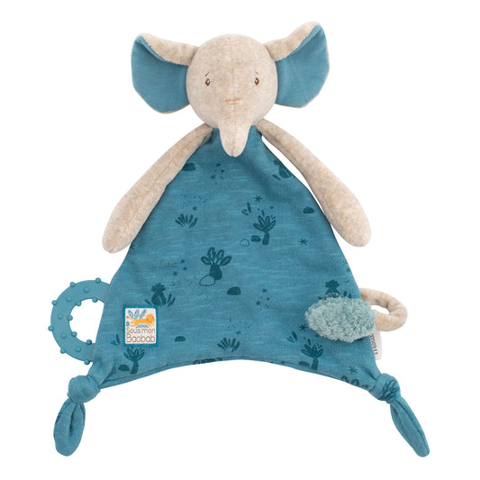 Doudou porta-chupón elefante